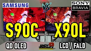 SAMSUNG S90C vs SONY X90L / QD OLED vs LCD-FALD / HDMI 2.1