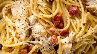 My Chicken Carbonara Recipe | I'll show you how to ensure the egg doesn't scramble too!