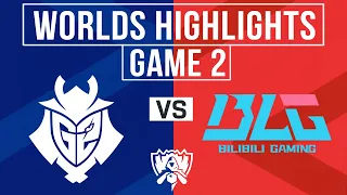 [MEGA EPIC] G2 vs BLG Highlights Game 2 | 2023 Worlds Swiss Round 5 | G2 Esports vs Bilibili Gaming