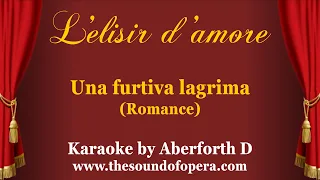 KARAOKE - Una furtiva lagrima (Romance) - L'elisir d'amore (Donizetti) | Aberforth D