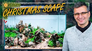 A Very SPECIAL CHRISTMAS Planted Aquarium | XmasScape