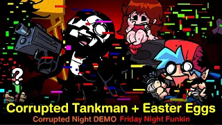 BF ช่วย Tankman! จากความมืดมิด + Easter Eggs FNF Corrupted Night (Tankman) |  Friday Night Funkin