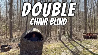 Ameristep Deluxe￼ DOUBLE Chair Blind // Tent Chair [Review]