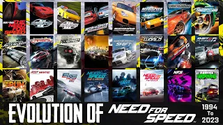 The Evolution of Need for Speed Games (1994 - 2023)