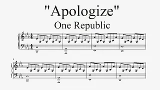 "Apologize" - One Republic (Piano Cover)