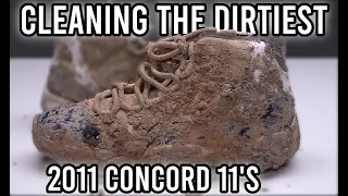 Cleaning the Dirtiest $500 Air Jordan Concord 11's