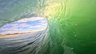 Perfect Sunset from December 2023 Lacanau POV SURF