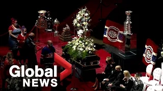 Montreal Canadiens fans pay their respects to Guy Lafleur