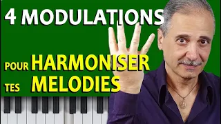 Les 4 techniques harmoniques de modulation Harmonique (TUTO PIANO GRATUIT)