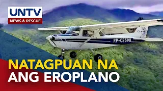 Nawalang Cessna plane, kumpirmadong bumagsak sa bahagi ng Apayao, Cagayan