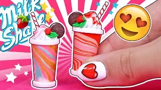 МОЛОЧНЫЙ КОКТЕЙЛЬ Milk Shake ДЛЯ КУКОЛ! ОЧЕНЬ МАЛЕНЬКИЙ! СВОИМИ РУКАМИ DIY АннаОськина