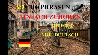 100 PHRASEN→A2→LISTENING AND UNDERSTANDING GERMAN FOR BEGINNERS → ZUHÖREN UND VERSTEHEN