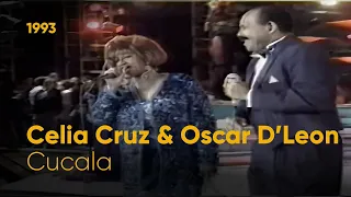Celia Cruz y Oscar De Leon - "Cucala" en Amanecer Latino - Tenerife (1993)