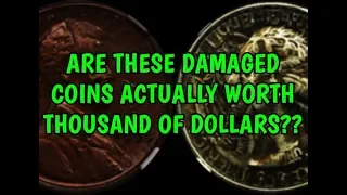 Coins That Appear Damaged But Are Actually HIGH PRICED Errors! - Found Anywhere!!