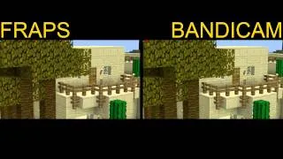 FRAPS vs BANDICAM [Side by Side Comparison]