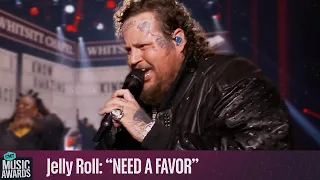 Jelly Roll Performs “NEED A FAVOR” | 2023 CMT Music Awards#scmusic