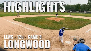Highlights - 2023 12u Little League World Series - Pool Game 3 - Riverhead LL vs Longwood LL