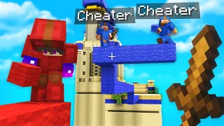 DESTROYING Blatant Cheaters as our FIRST RUSH in Hypixel Bedwars