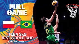 Poland v Brazil | Men | Full Game | FIBA 3x3 U23 World Cup 2022