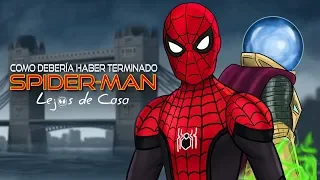 Como Spider-Man Lejos de Casa Debería Haber Terminado