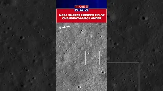 NASA Shares Unseen Image Of Chandrayaan-3 Vikram Lander On Moon #shorts