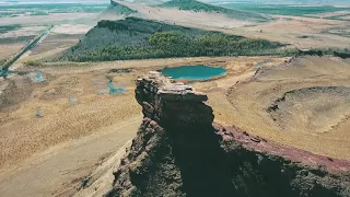 Хакасия с воздуха (Туимский провал, Сундуки, Тропа предков, оз. Шира)