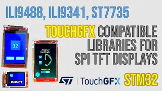 A fast TouchGFX library for ILI9341, ILI9488 and ST7735 on STM32