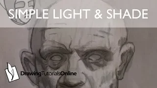 How To Simplify Your Light & Shadow Shapes When Portrait Drawing