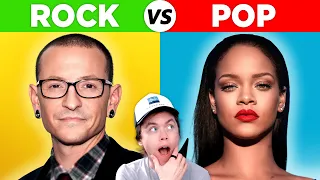 Iconic POP Songs vs Iconic ROCK Songs