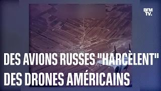 Des avions de combat russes "harcèlent" des drones américains, selon Washington