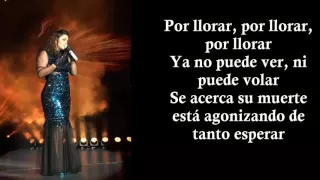 Yuridia La muerte del palomo (letra) Tributo a Juan Gabriel 2016