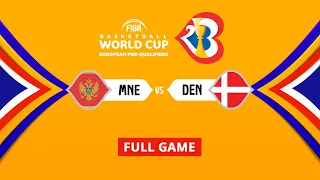 Montenegro v Denmark | Full Game - FIBA Basketball World Cup 2023 European Pre-Qualifiers 2021