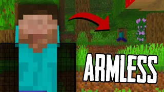 За МНОЙ СЛЕДИЛО страшное существо Armless на моём МИРЕ в Minecraft! (Armless Сид Майнкрафт)