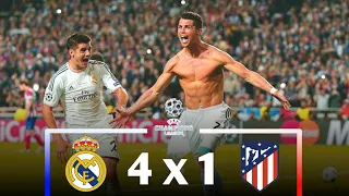 Real Madrid vs Atletico Madrid 4–1 Final UCL 2014 Highlight & All Goal 🔥