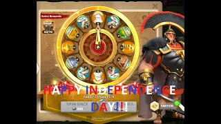 Rise of Kingdoms 4th of July Wheel