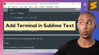 How to add terminal in Sublime Text Editor 2023 | Command Prompt 2023