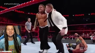 WWE Raw 9/18/17 6 Pack Challenge