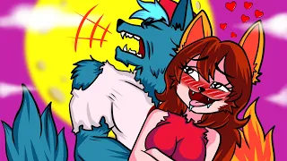 BOYFRIEND TURN INTO WEREWOLF - Rescue Girlfriend - Friday Night Funkin' Animation | GoroZina