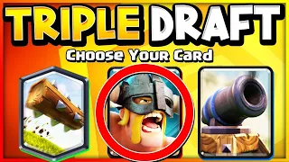 TRIPLE DRAFT TOURNAMENT DRAFTING TIPS & TRICKS! - CLASH ROYALE