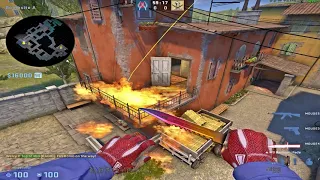 Inferno - A balcony Molotov from lane