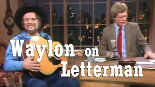 WAYLON ON LETTERMAN! "LIVING LEGENDS (A DYING BREED) funny song about Nashville in true Outlaw form!