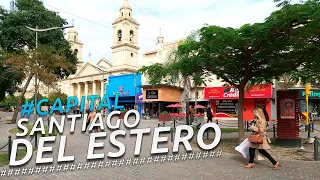 Recorriendo SANTIAGO DEL ESTERO CAPITAL FULL CITY TOUR I ARGENTINA I 4K Walking Tour VLOG