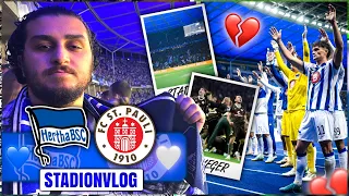 KRANKE STIMMUNG😍 Hertha BSC Berlin - St. Pauli Highlights | 8. Spieltag Stadionvlog