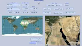 SimpleSatMetro - Satellite Tracking Program - Windows 8