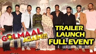 Golmaal Again Trailer Launch | FULL HD VIDEO | Ajay Devgn, Parineeti, Arshad Warsi, Tabu