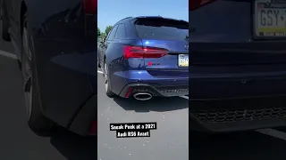 Sneak Peek at a 2021 Audi RS6 Avant!