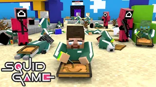 Monster School : SQUID GAME HONEYCOMB CANDY CHALLENGE - Sad Story - Minecraft Animation