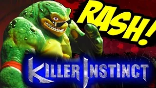 KILLER INSTINCT: BATTLETOADS RASH Gameplay All Combos Special Moves "Killer Instinct Season 3"