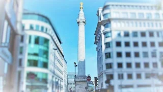 The Monument. Лондон с высоты птичьего полета.