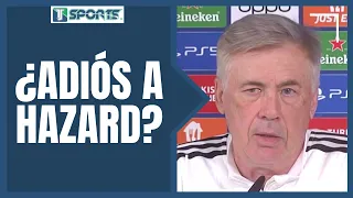 La RESPUESTA de Carlo Ancelotti sobre el FUTURO de Eden Hazard en el Real Madrid